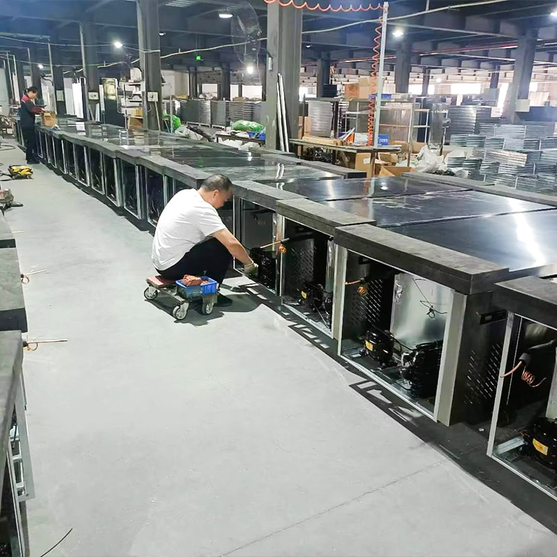 Düz Soğutma 1.8m Hava Soğutmalı Mutfak Dolabı Düz Soğutma 1.8m Hava Soğutmalı Mutfak Dolabı