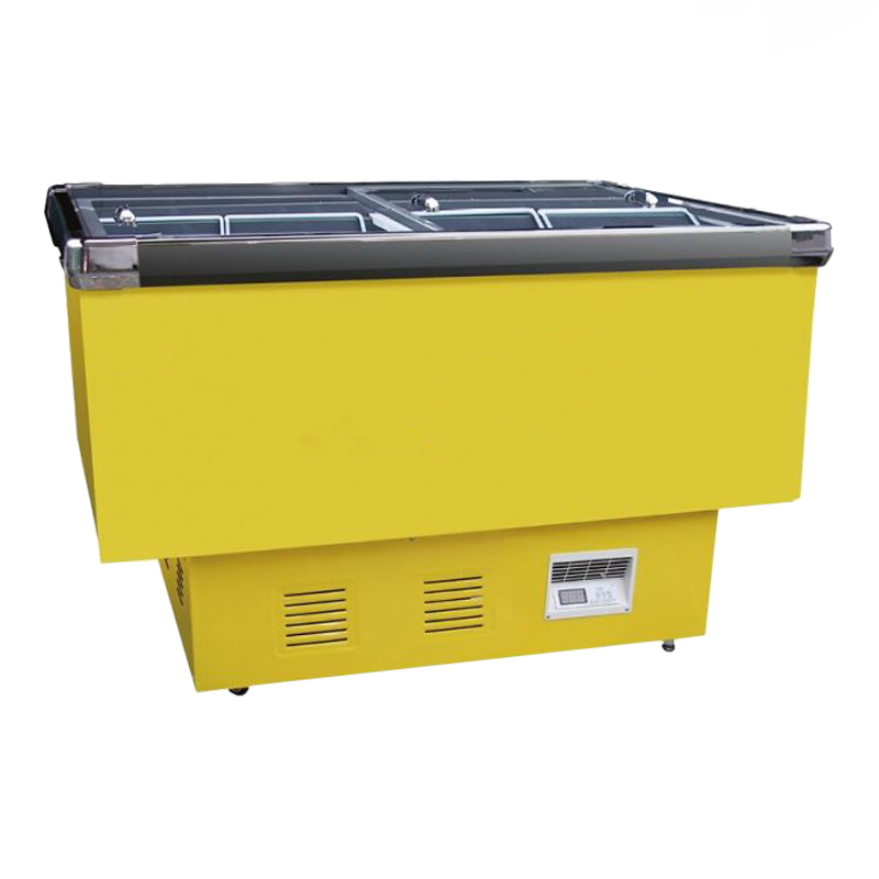 Düz Tabanlı Soğutmalı Ada Vitrinler