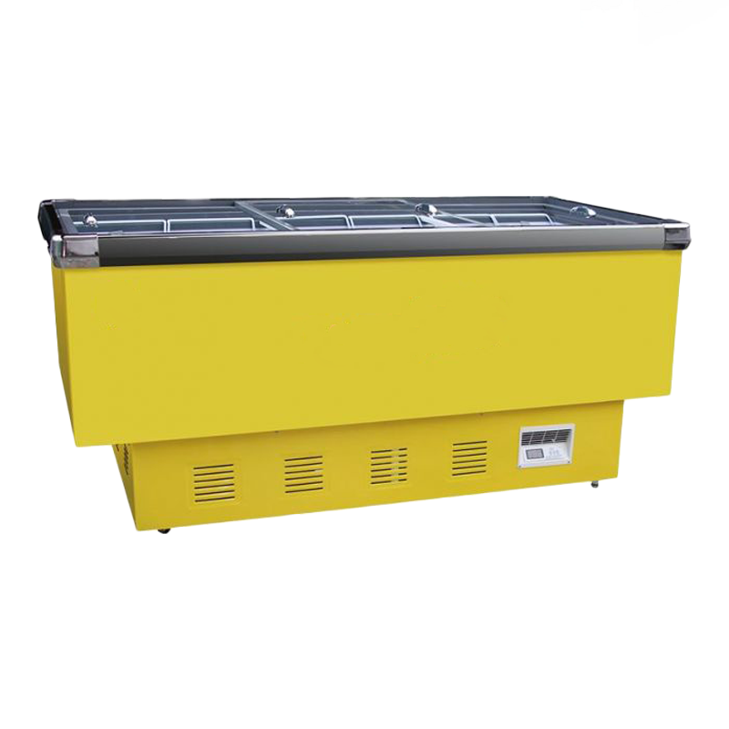 Düz Tabanlı Soğutmalı Ada Vitrinler Düz Tabanlı Soğutmalı Ada Vitrinler